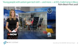 Young people with autism gain tech skill — and more — at ECL Code Camp in Boca
Palm Beach Post 2018
Darius Murray: FAU CAR...