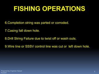 Casing Falling Off Fishing operations including overshot and spears | PPSX
