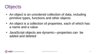 JavaScript - Chapter 8 - Objects | PPT