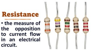 Resistance In Science 009-Resistance-and-resistivity Physics Science Senior High | PDF