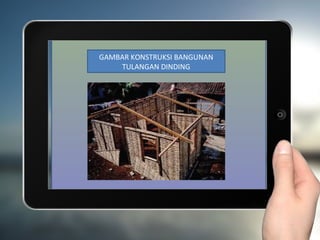 GAMBAR KONSTRUKSI BANGUNAN
    TULANGAN DINDING
 