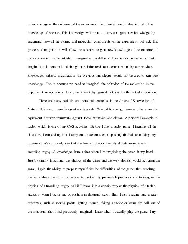 how to write a tok essay