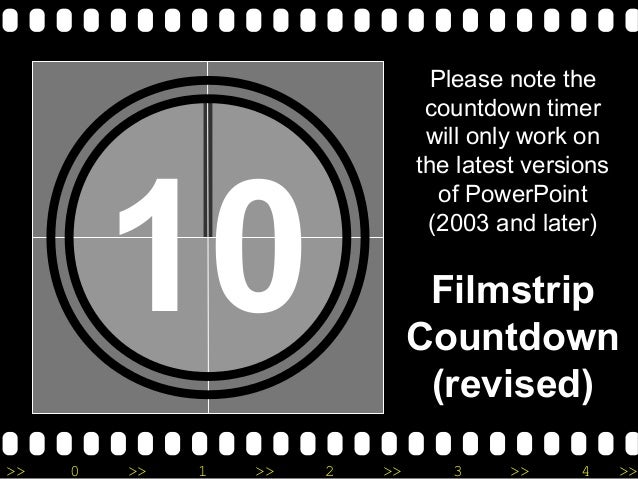 powerpoint countdown timer template