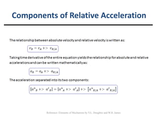 Components of Relative Acceleration 