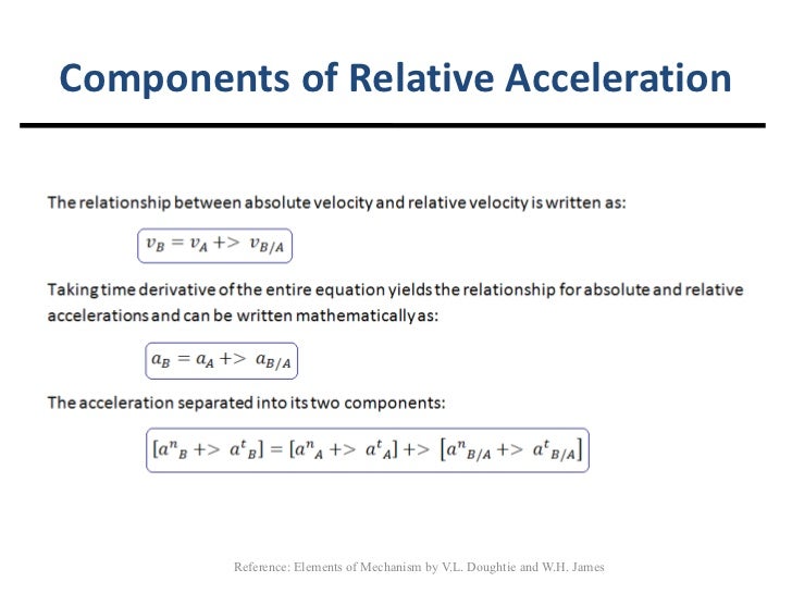 009 relative acceleration