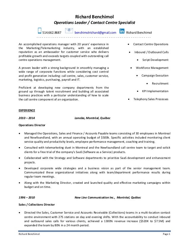 telemarketer resume sample