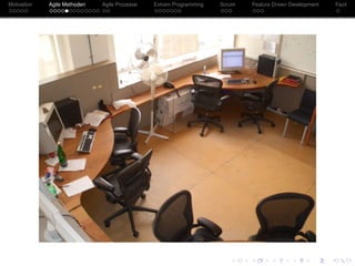 Motivation Agile Methoden Agile Prozesse Extrem Programming Scrum Feature Driven Development Fazit
 