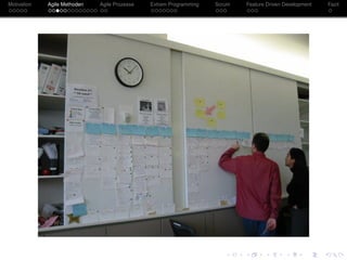 Motivation Agile Methoden Agile Prozesse Extrem Programming Scrum Feature Driven Development Fazit
 