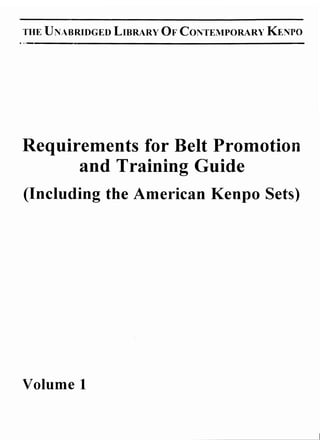 00 american kenpo   study manual - requirements for belt pro