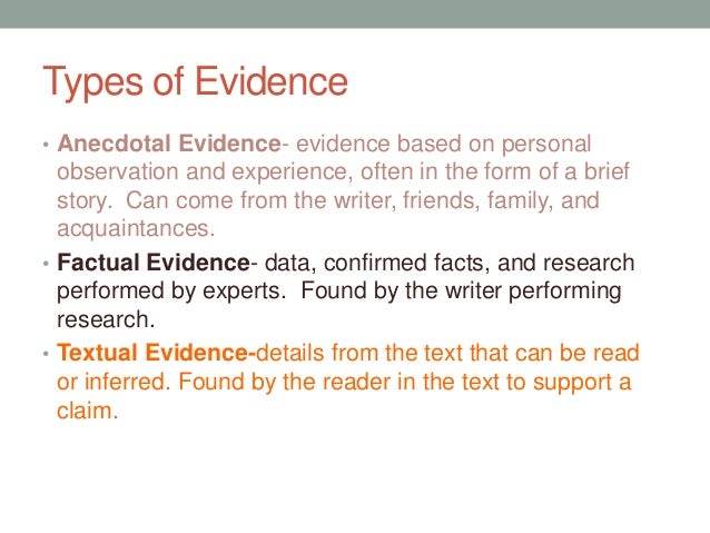 anecdotal essay example