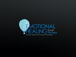 Corporate Identity & Stationery Design/ EMOTIONAL HEALING THROUGH THERAPY™
Learning, Adapting, Nurturing and Developing                                 © Copyright Beeround Design Studio 2010. All Rights Reserved.
 