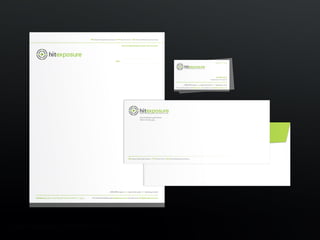Corporate Identity & Stationery Design/ HITEXPOSURE™ INTERNET MARKETING
Cover Letter, A10 Envelope(Front & Back) & Business Card(Front & Back)    © Copyright Beeround Design Studio 2010. All Rights Reserved.
 