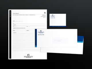 Corporate Identity & Stationery Design/ SHERIDAN HEALTHCARE™
Fax Cover Letter, Converted A10 Envelope(Front & Back) & 5”x7” Note Cards   © Copyright Beeround Design Studio 2010. All Rights Reserved.
 