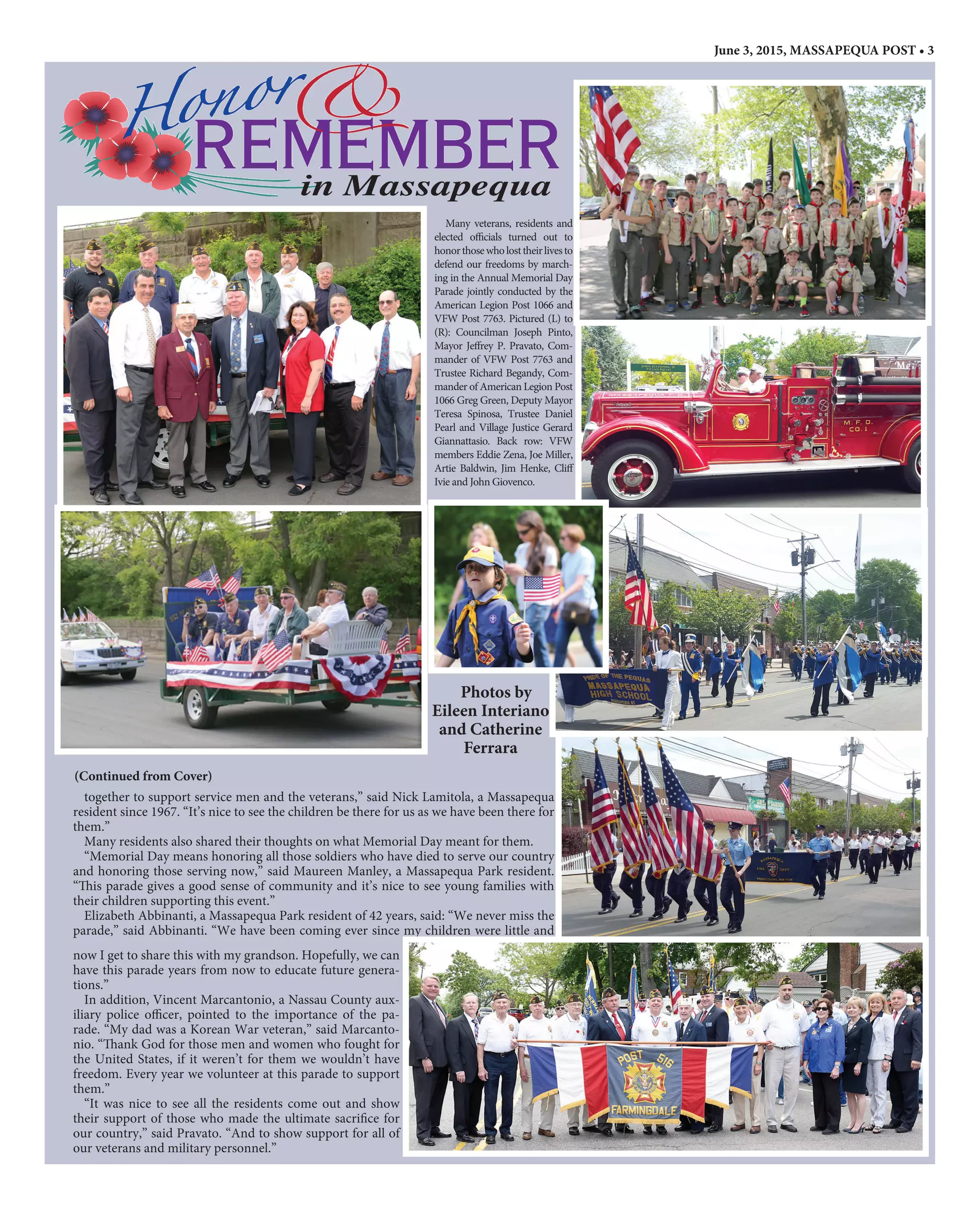 Massapequa Memorial Parade