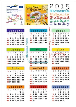 calendar comenius 2015