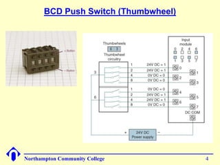 BCD Push Switch (Thumbwheel)




Northampton Community College         4
 