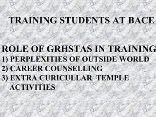 Perplexities Activity 00 condicting youth preaching & follow up | PPT