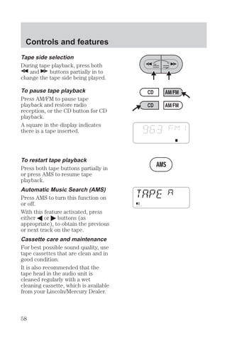 Instrumentation 
 
Washer fluid warning 

 