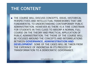 Public Administration: Concepts and Practice