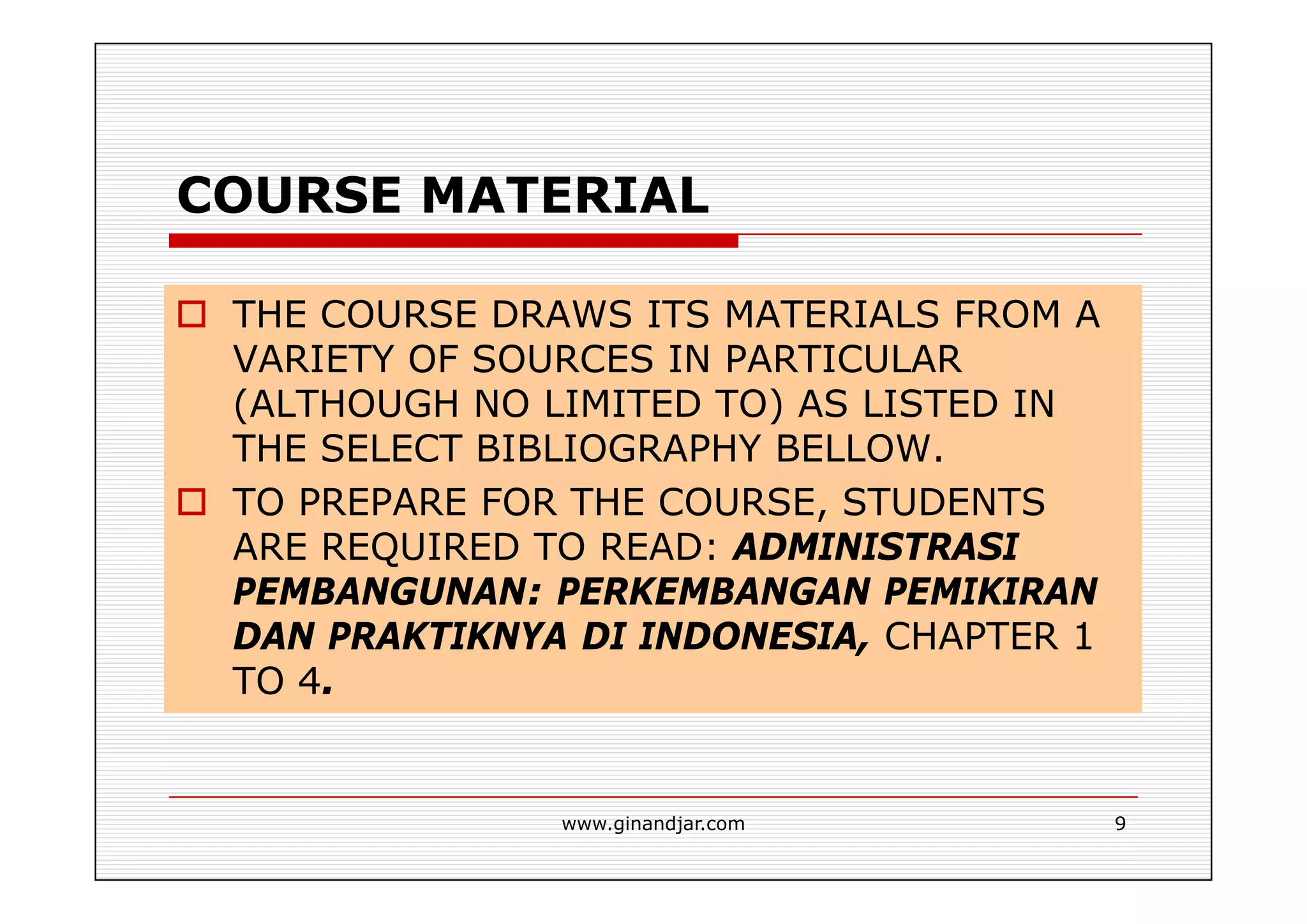 THE THEORY OF PUBLIC ADMINISTRATION