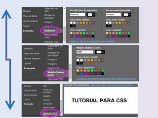 TUTORIAL PARA CSS
 