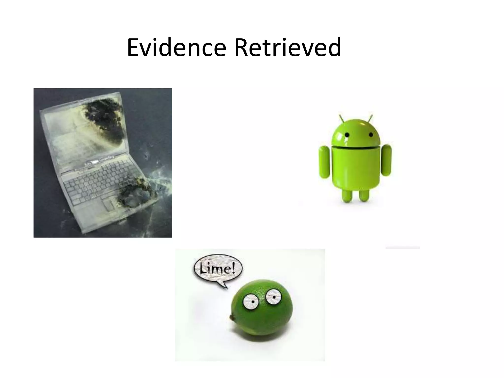 Evidence Retrieved
 