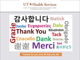 Thanks for you and all that you do!
 