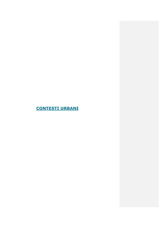 CONTESTI URBANI
 