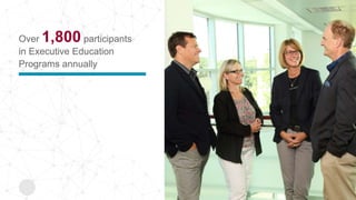 Over 1,800 participants
in Executive Education
Programs annually
 