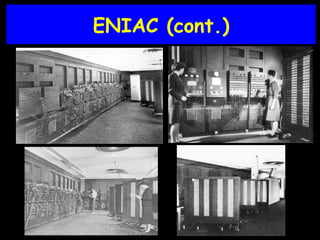 ENIAC (cont.) 