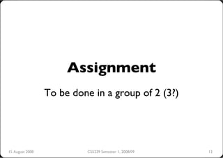 CS5229 Lecture 1: Introduction to CS5229