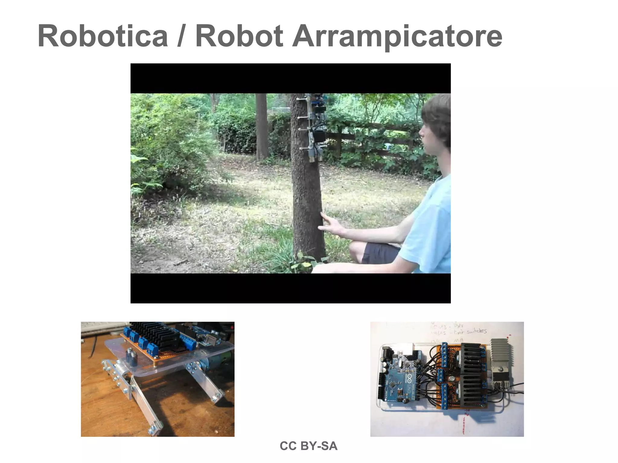 Robotica / Robot Arrampicatore
CC BY-SA
 