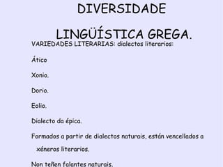 ETAPAS DA HISTORIA GREGA. CIVILIZACIÓN MICÉNICA: 1600 a.C. - 1100 a.C. (aprox.) Continente e Creta. 