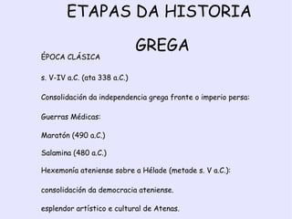 A transmisión dos textos gregos. BIBLIOGRAFÍA. 