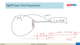 Pgmp Below Target PMI-PgMP (Program Management Professional) Approach and plan | PDF