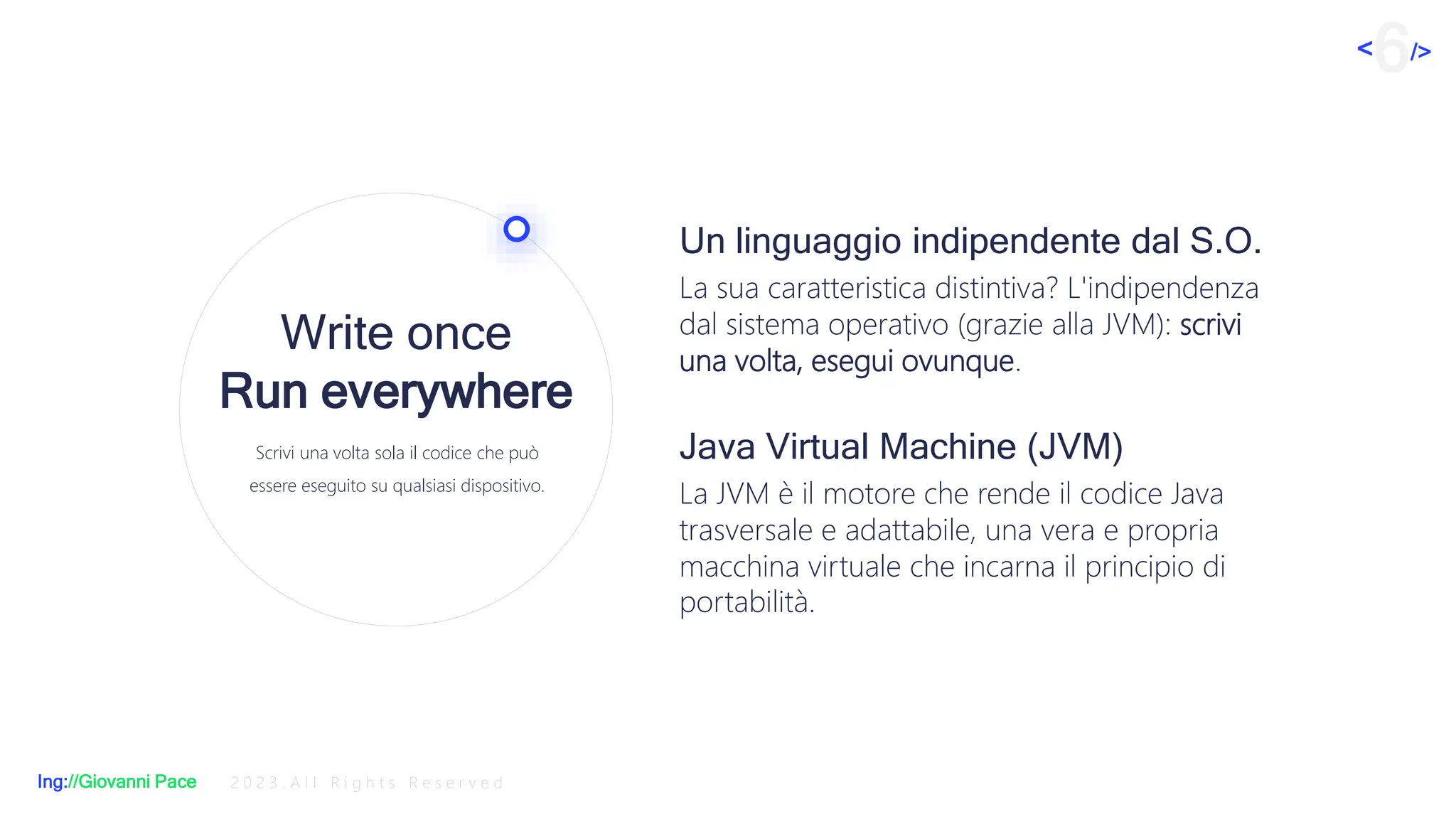 Introduzione al java | PPTX | Programming Languages | Computing