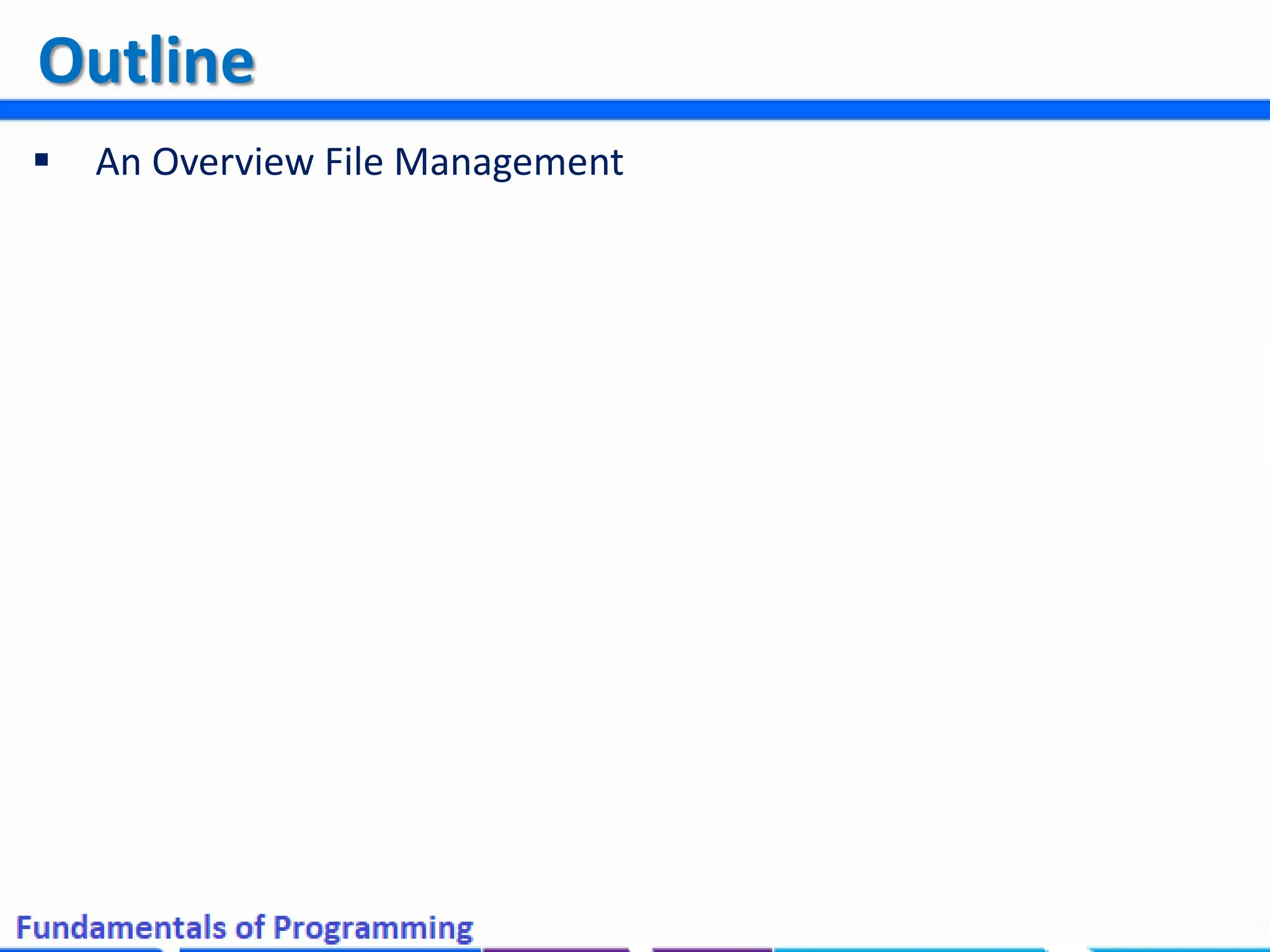 Fundamentals of Computer Programming in C++ Key Concepts | PPT