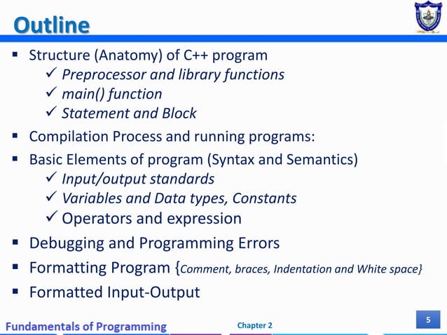 Fundamentals of Computer Programming in C++ Key Concepts | PPT