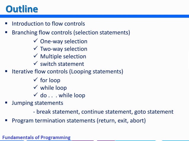 Fundamentals of Computer Programming in C++ Key Concepts | PPT