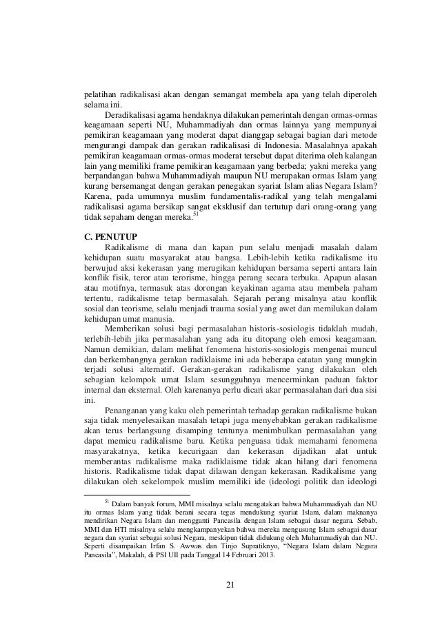 00 Makalah Isu Isu Seputar Radikalisme Revisi