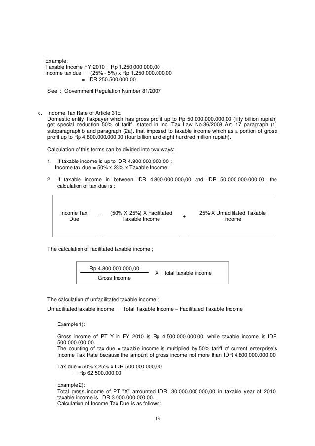 Instruction For The Completion Of Income Tax Return For Corporate