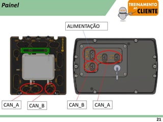 CAN_A
CAN_B
CAN_B
CAN_A
Painel
21
ALIMENTAÇÃO
 
