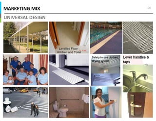 MARKETING MIX
UNIVERSAL DESIGN
26
 