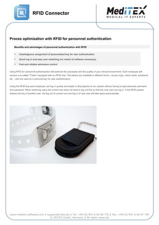 MedITEX IVF with RFID | PDF