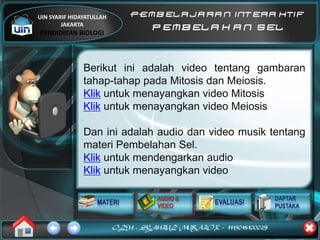 Multimedia Interakrif Pembelahan Sel | PPT