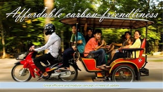 Carbon-friendly nastiness
Great efficient and modular concept, in need of update
 