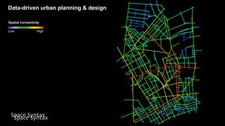 Data-driven urban planning & design
Spatial connectivity
Low High
 