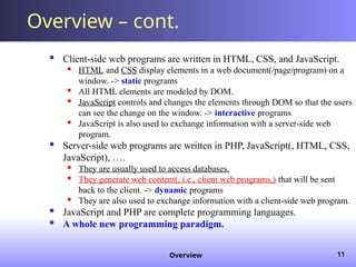 Title: Comprehensive Introduction to Web Programming and Internet ...