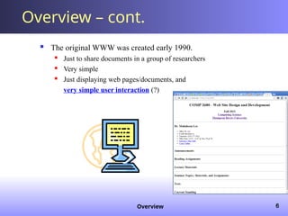 Title: Comprehensive Introduction to Web Programming and Internet ...