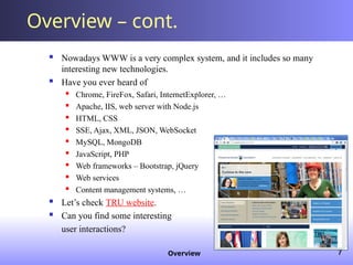 Website. It System Introduction Title: Comprehensive Introduction to Web Programming and Internet ...